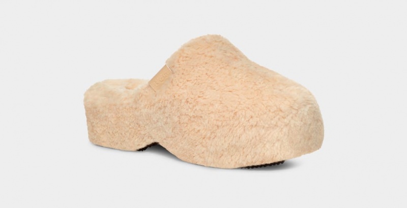 Ugg Fuzz Sugar Ženske Klompe Bež | PKR982514