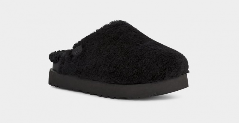 Ugg Fuzz Sugar Ženske Mokasinke Crne | ZNP832750