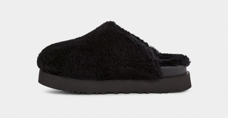 Ugg Fuzz Sugar Ženske Mokasinke Crne | ZNP832750