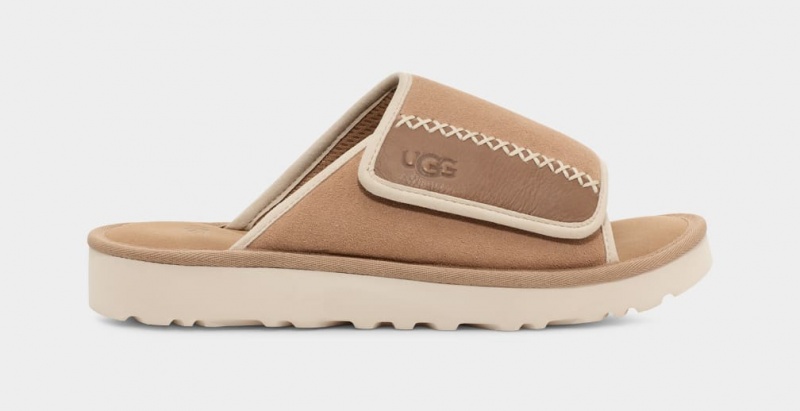 Ugg Goldencoast Muške Natikače Smeđe | NFH952138