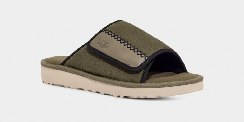 Ugg Goldencoast Muške Natikače Zelene | UJO042713