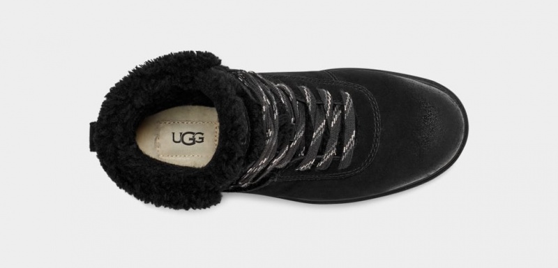 Ugg Harrison Cozy Lace Ženske Cizme Crne | JHR307169