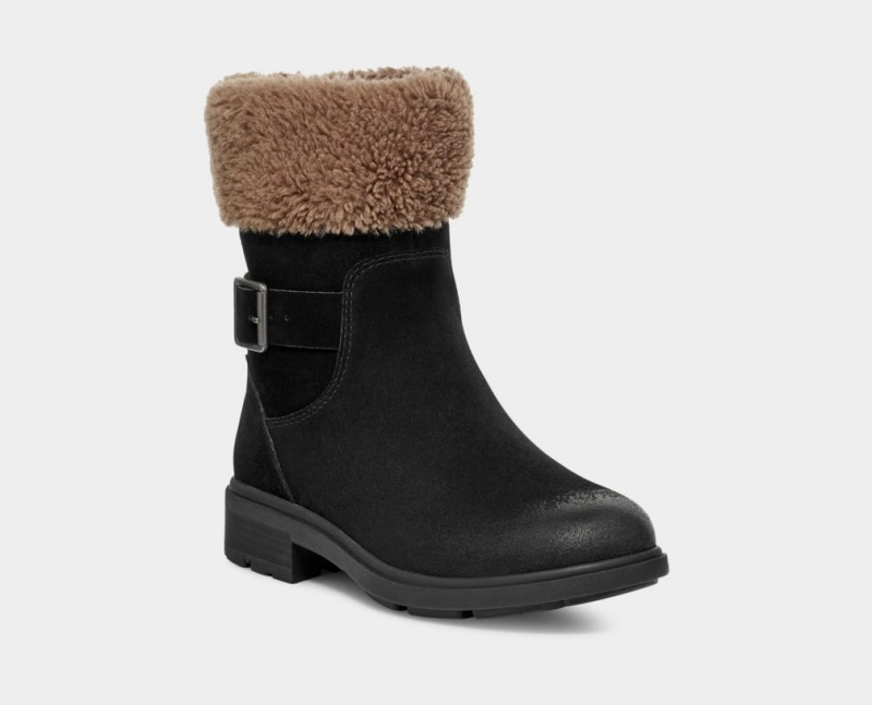 Ugg Harrison Cuff Ženske Cizme Crne | OEM964081