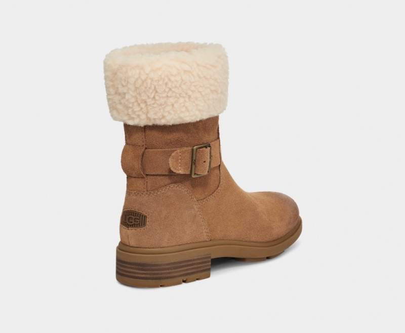 Ugg Harrison Cuff Ženske Cizme Smeđe | FCX613758