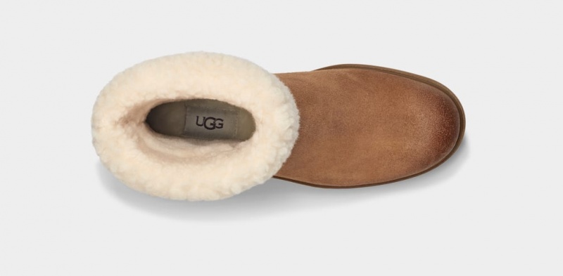 Ugg Harrison Cuff Ženske Cizme Smeđe | FCX613758