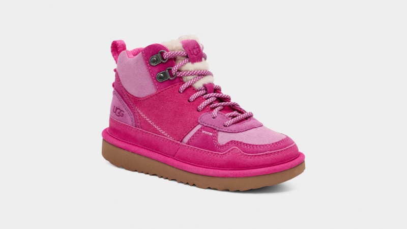 Ugg Highland Hi Heritage Dječje Patike Roze | EOV195304