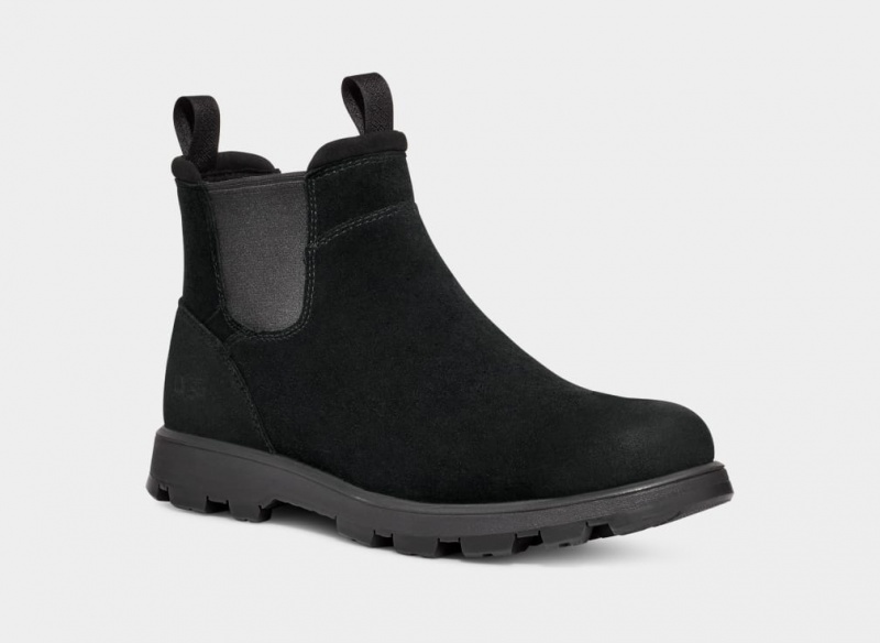 Ugg Hillmont Muške Chelsea Čizme Crne | YCO430281