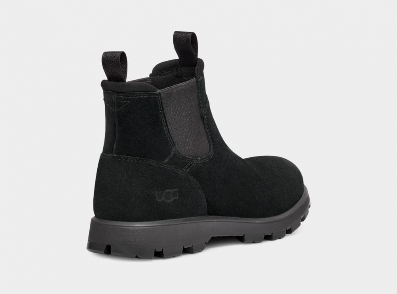 Ugg Hillmont Muške Chelsea Čizme Crne | YCO430281