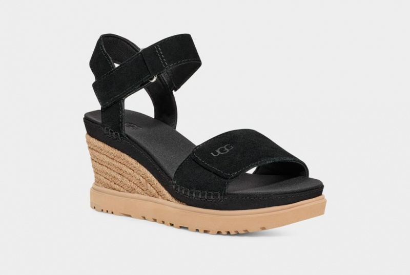 Ugg Ileana Strap Ženske Sandale Crne | OMB609375