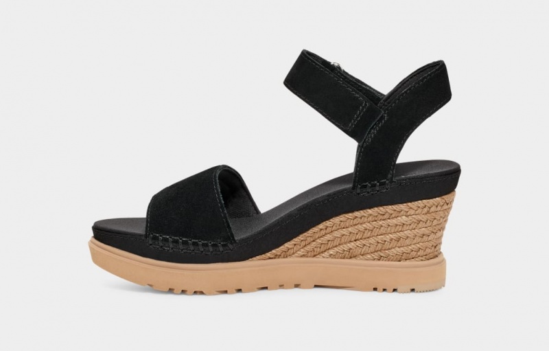 Ugg Ileana Strap Ženske Sandale Crne | OMB609375