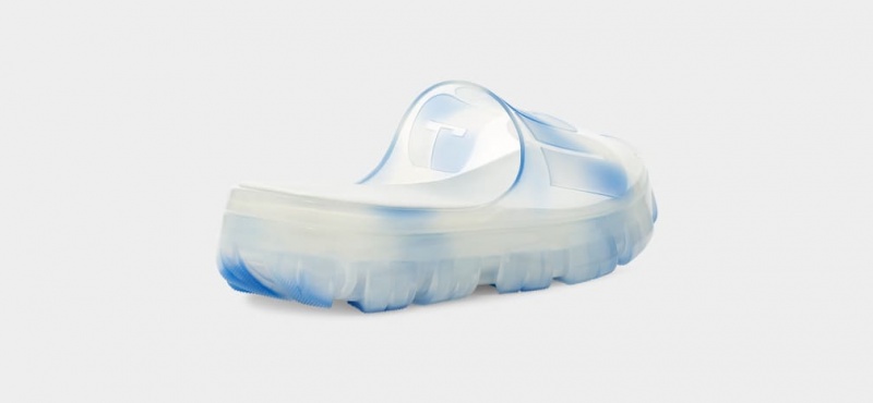 Ugg Jella Clear Watercolors Ženske Natikače Plave | OMN983105