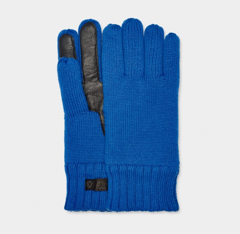 Ugg Knit Muške Gloves Plave | YRK072951