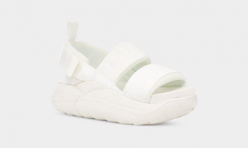 Ugg LA Cloud Sport Ženske Sandale Bijele | EQW518079