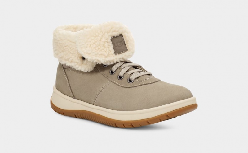 Ugg Lakesider Mid Lace Up Ženske Cizme Sive | KVA637521