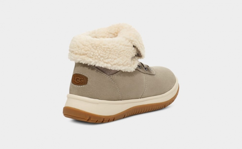 Ugg Lakesider Mid Lace Up Ženske Cizme Sive | KVA637521