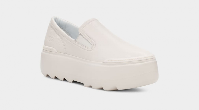 Ugg Marin Mega Ženske Slip On Bijele | EFO541293