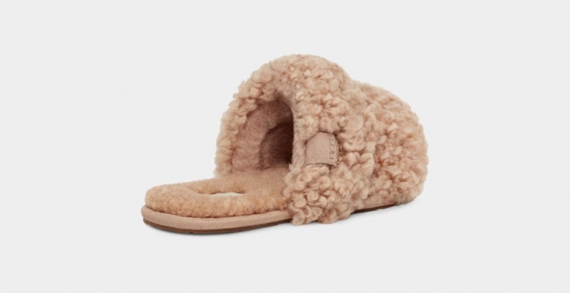 Ugg Maxi Curly Scuffetta Ženske Papuče Smeđe | JTX452910