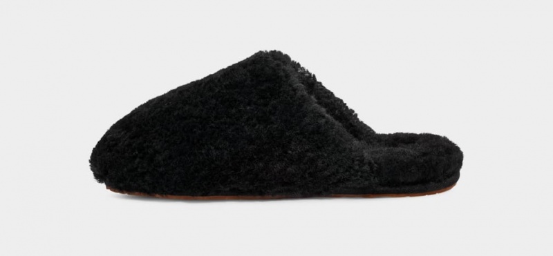 Ugg Maxi Curly Ženske Papuče Crne | KVZ531462