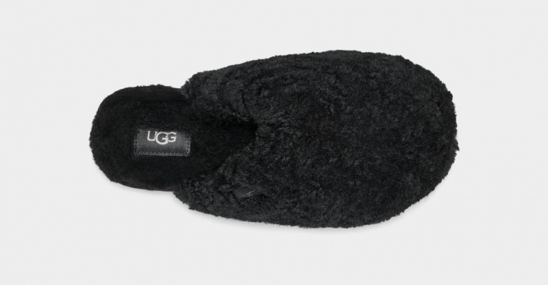 Ugg Maxi Curly Ženske Papuče Crne | KVZ531462