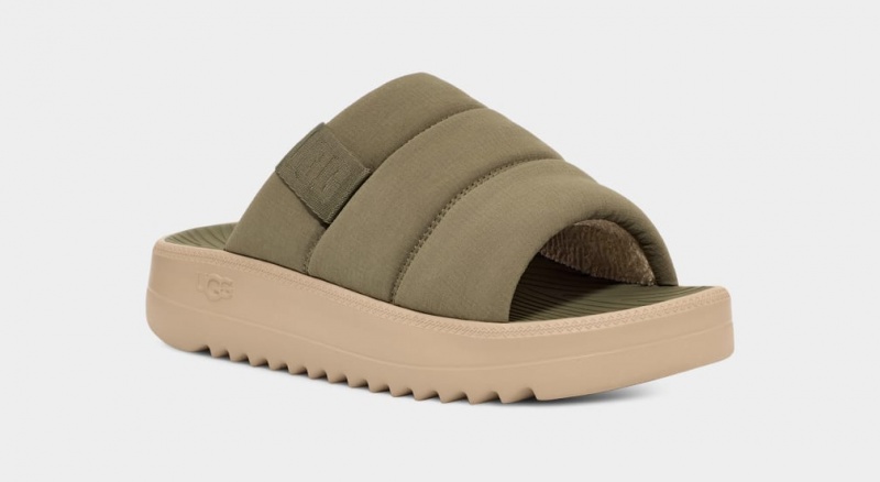 Ugg Maxxer Muške Natikače Zelene | YOW085673