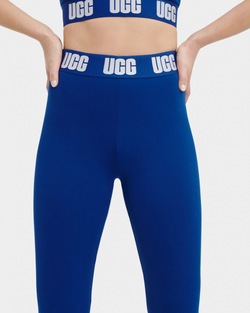 Ugg Mckena Logo Ženske Tajice Tamno Plave | GCF307519