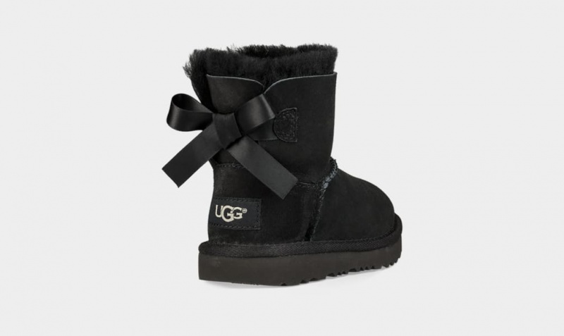 Ugg Mini Bailey Bow II Dječje Cizme Crne | YCV741932