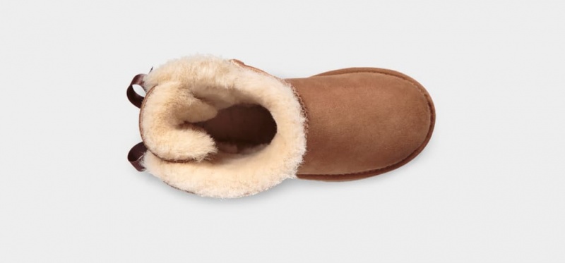 Ugg Mini Bailey Bow II Dječje Cizme Smeđe | HJF249068