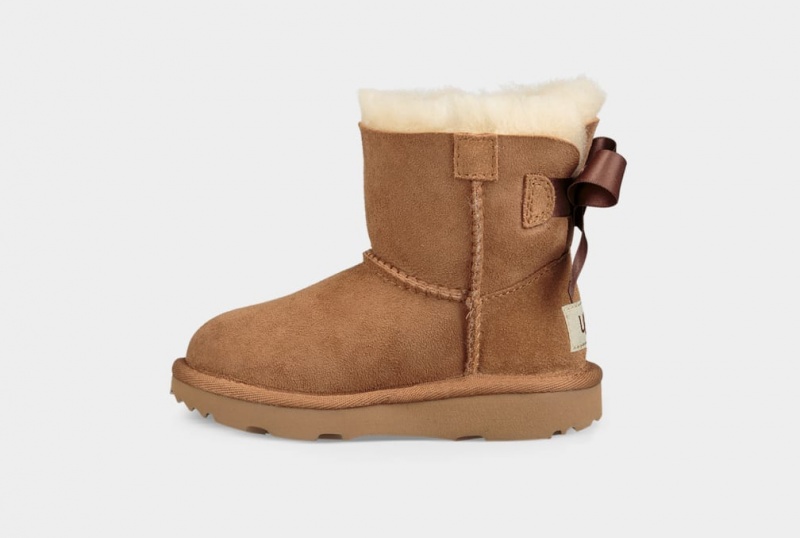 Ugg Mini Bailey Bow II Dječje Cizme Smeđe | PMF645371