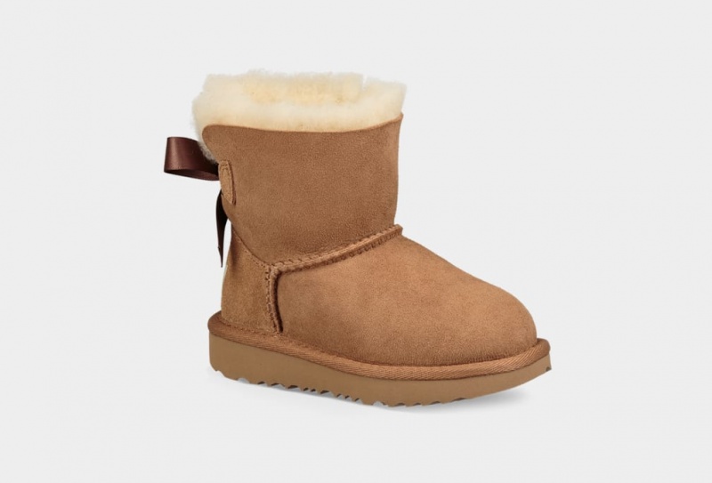 Ugg Mini Bailey Bow II Dječje Cizme Smeđe | PMF645371