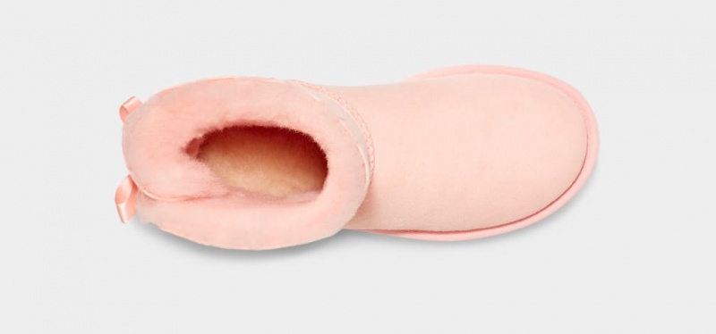 Ugg Mini Bailey Bow II Ženske Cizme Roze | KJM691824