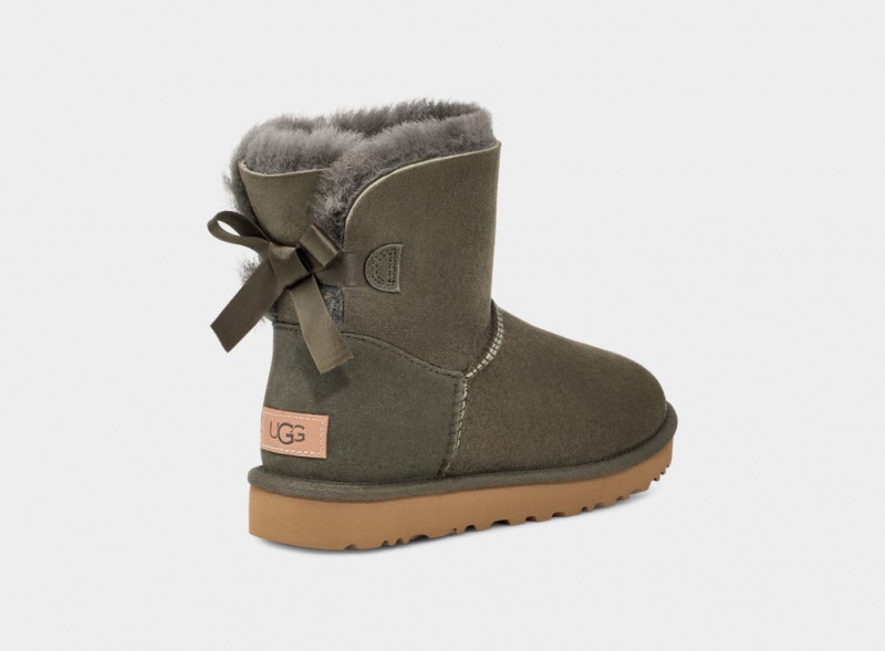 Ugg Mini Bailey Bow II Ženske Cizme Sive | CMU570123