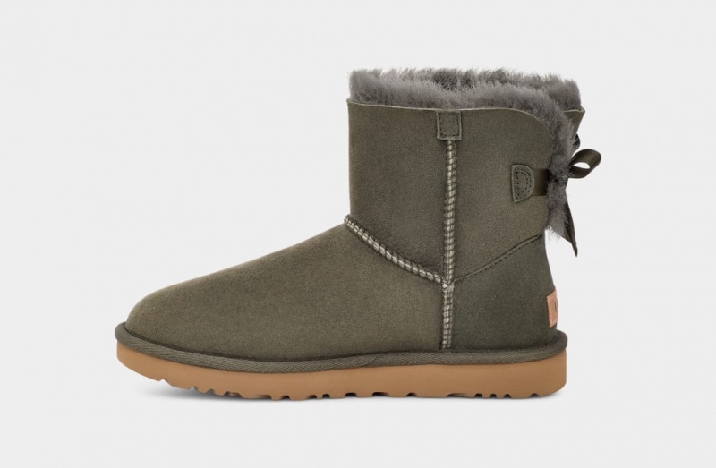 Ugg Mini Bailey Bow II Ženske Cizme Sive | CMU570123