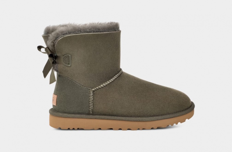 Ugg Mini Bailey Bow II Ženske Cizme Sive | CMU570123