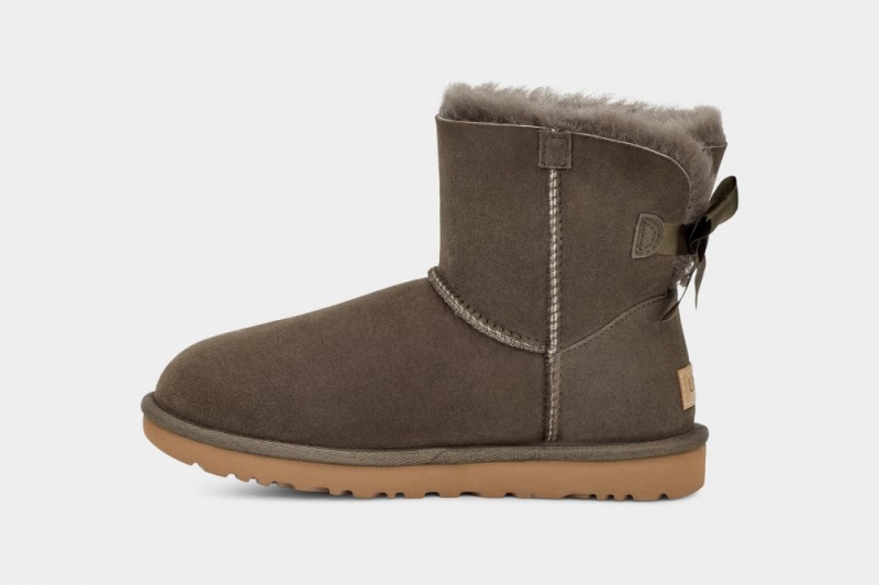 Ugg Mini Bailey Bow II Ženske Cizme Sive | MRD849157