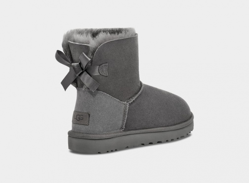 Ugg Mini Bailey Bow II Ženske Cizme Sive | RSF489152