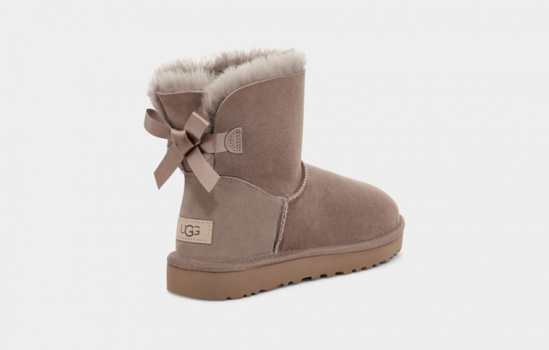 Ugg Mini Bailey Bow II Ženske Cizme Sive | LQZ971568