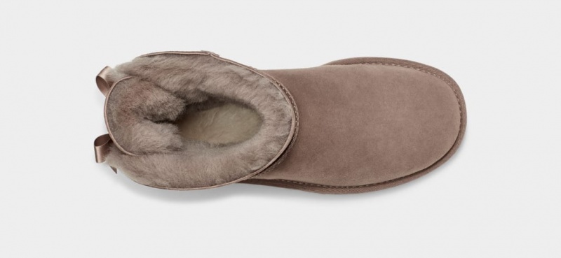 Ugg Mini Bailey Bow II Ženske Cizme Sive | LQZ971568