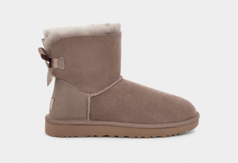 Ugg Mini Bailey Bow II Ženske Cizme Sive | LQZ971568