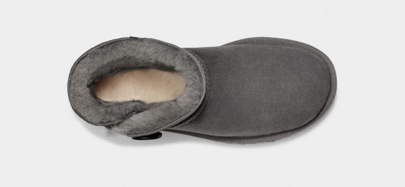 Ugg Mini Bailey Button II Ženske Cizme Sive | DSH135607