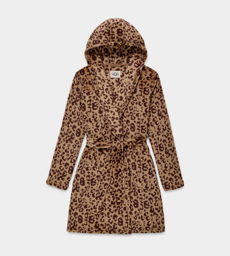 Ugg Miranda Fleece Robe Ženske Odjeća Za Spavanje Leopard | LHK953724