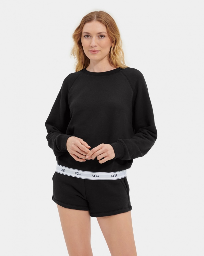 Ugg Nena Crewneck Ženske Dukserice Crne | FTK193760