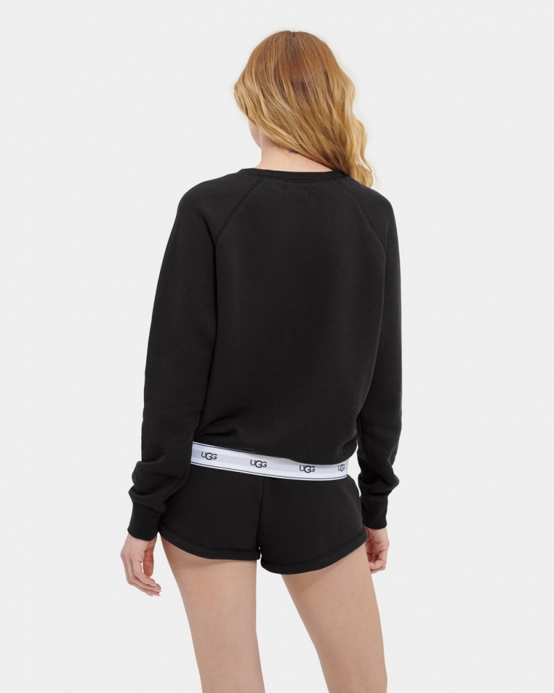 Ugg Nena Crewneck Ženske Dukserice Crne | FTK193760