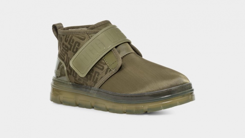 Ugg Neumel Graficke Monogram Ženske Cizme Maslinasto Zelene | DVC041325