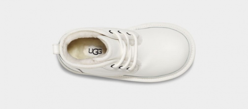 Ugg Neumel II Koža Dječje Cizme Bijele | LAD312496