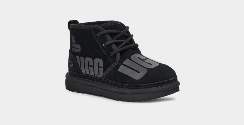 Ugg Neumel II Scatter Graficke Dječje Cizme Crne | XOH524673