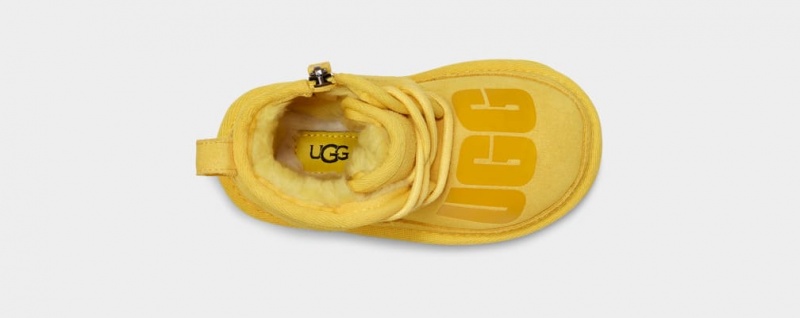 Ugg Neumel II Scatter Graficke Dječje Cizme Žute | UBH521348