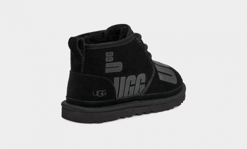 Ugg Neumel Scatter Graficke Ženske Cizme Crne | YCF394026