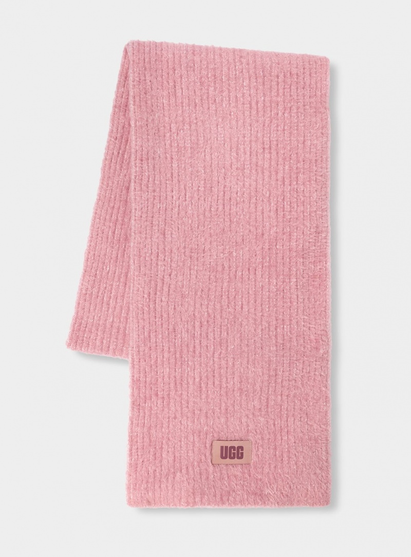 Ugg Plait Plush Knit Ženske Šalovi Roze Visebojne | AQM821634