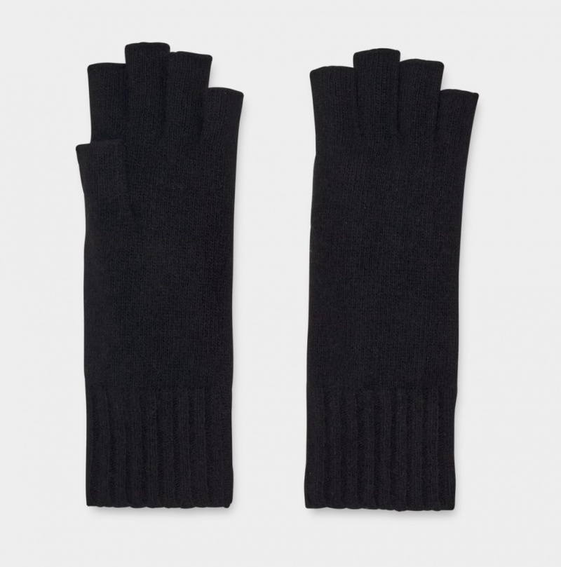 Ugg Pryce Fingerless Ženske Gloves Crne | PMK853691