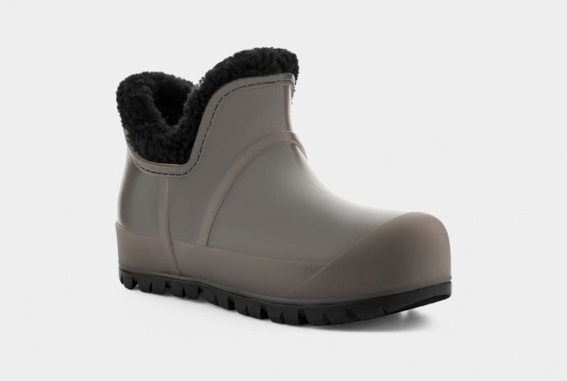 Ugg Raincloud Clear Ženske Cizme Crne | YRW530789